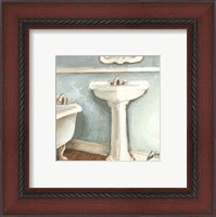 Framed Porcelain Bath I