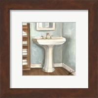 Framed Porcelain Bath III