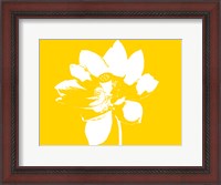 Framed Lilly on Yellow