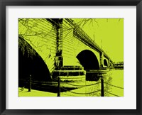 Framed London Bridges on Lime