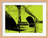 Framed London Bridges on Lime