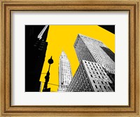 Framed New York on Yellow