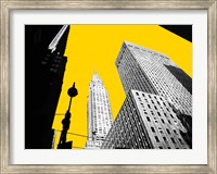 Framed New York on Yellow