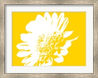 Framed Yellow Mum