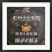 Framed Coffee Board I