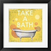 Take a Bath Framed Print
