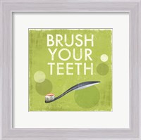 Framed Brush your Teeth