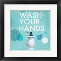 Framed Wash your Hands