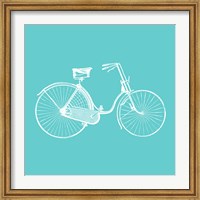 Framed Aqua Bicycle