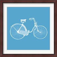 Framed Blue Bicycle