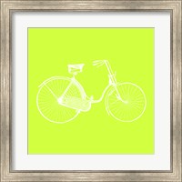 Framed Lime Bicycle