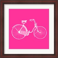 Framed Pink Bicycle