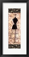 Framed Dress Form Panel I - mini