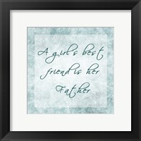 A Girl's Best Friend Framed Print