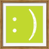 Framed Lime Smiley