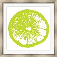 Framed Lime Orange Slice