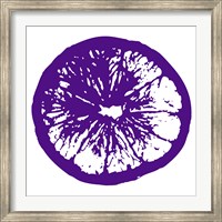 Framed Purple Orange Slice