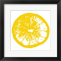 Framed Yellow Orange Slice