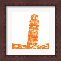 Framed Pisa in Orange