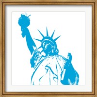 Framed Liberty in Blue