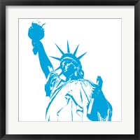 Framed Liberty in Blue