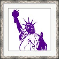 Framed Liberty in Purple