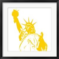 Framed Liberty in Yellow