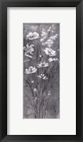 Framed Celadon Bouquet IV