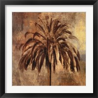 Framed Golden Palm
