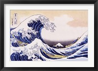Framed Great Wave Of Kanagawa