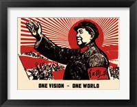 Framed One Vision - One World