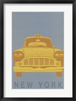 Framed New York - Cab