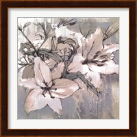 Framed Painted Lilies II
