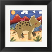 Framed Baby Timmy The Triceratops