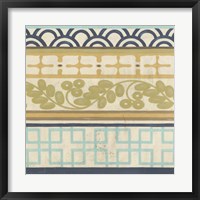 Geometric Frieze II Framed Print