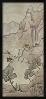 Chinoiserie Landscape I Framed Print