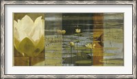 Framed Lotus Panel I