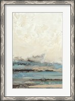 Framed Aqua Seascape I