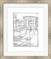 Framed Sketches of Venice III
