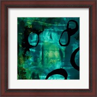 Framed Turquoise Element I