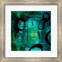 Framed Turquoise Element I