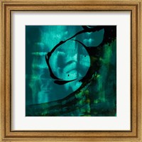 Framed Turquoise Element III
