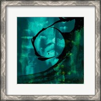 Framed Turquoise Element III