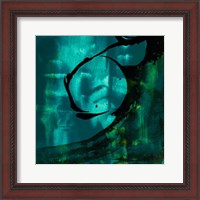 Framed Turquoise Element III