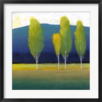 Framed Glowing Trees I