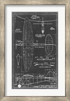 Framed Aeronautic Blueprint I