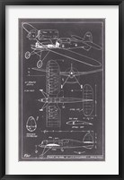 Framed Aeronautic Blueprint II