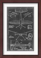 Framed Aeronautic Blueprint III