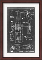 Framed Aeronautic Blueprint IV