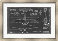 Framed Aeronautic Blueprint VI